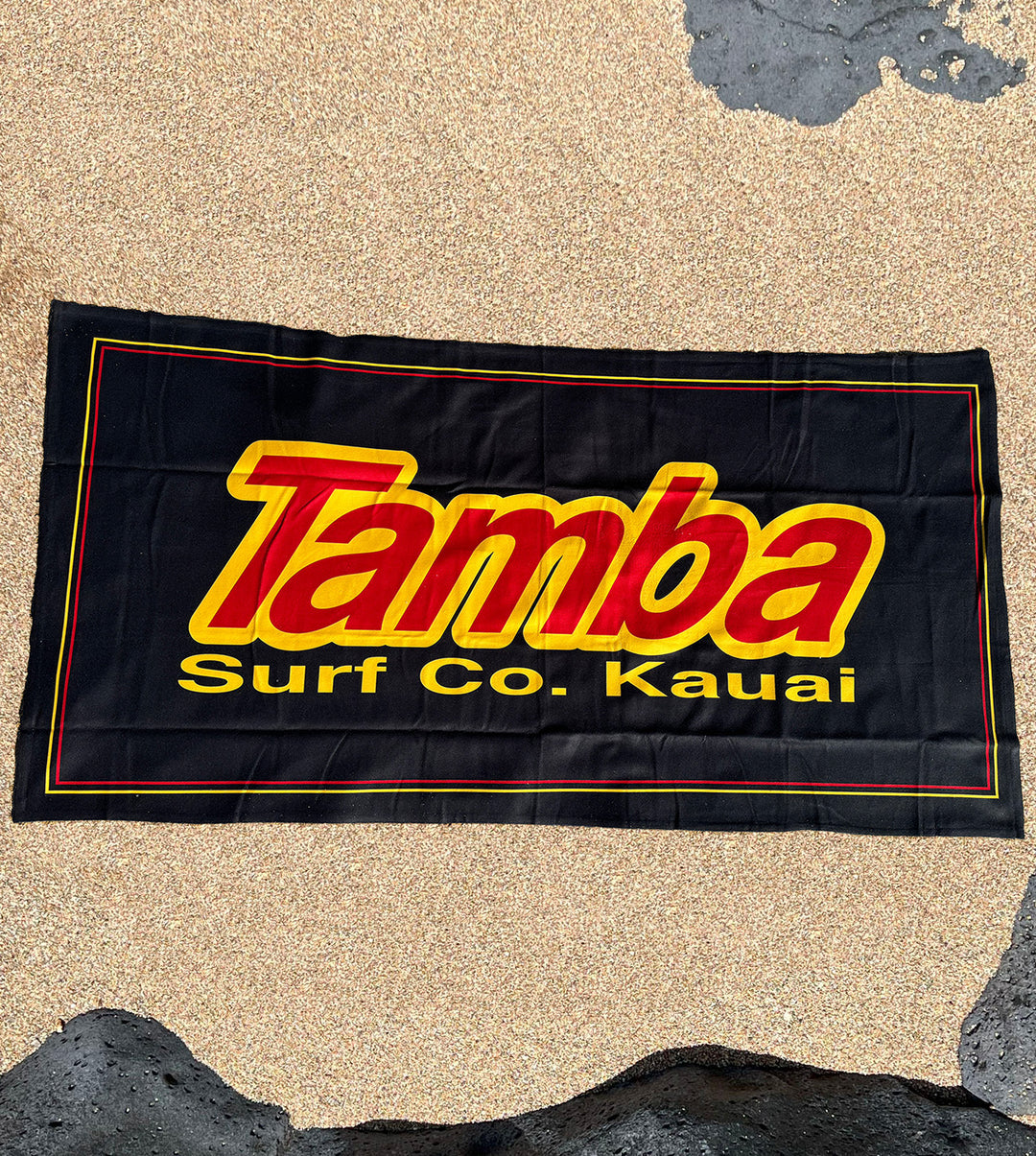 Tamba Towel - TSCK Black/Yellow/Red