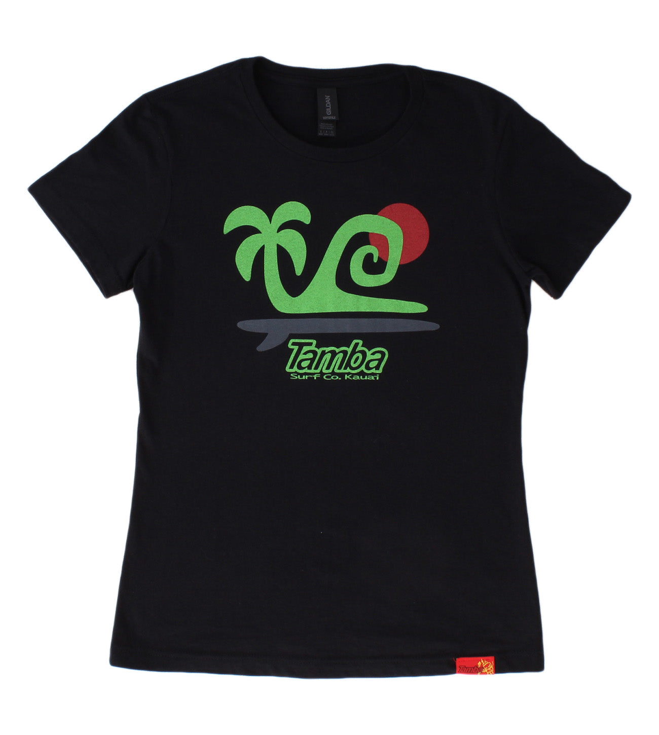 Zen Tropic Women's Short Sleeve Shirt - Black – Tamba Surf Company