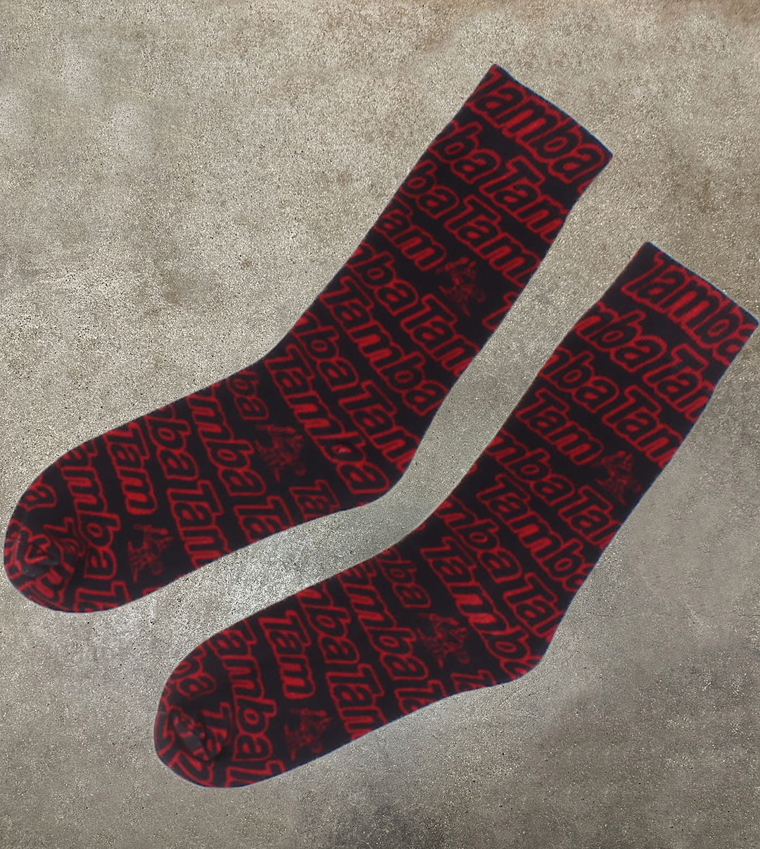 Tamba Life Socks - Black/Red