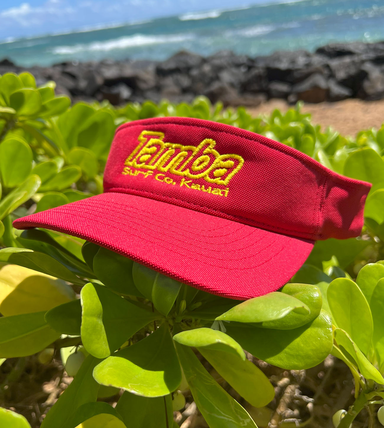 希少 本店限定 TENDERLOIN TAM HAT Surf Co Kauaʻi Visor - Red/Yellow – Tamba Surf Company