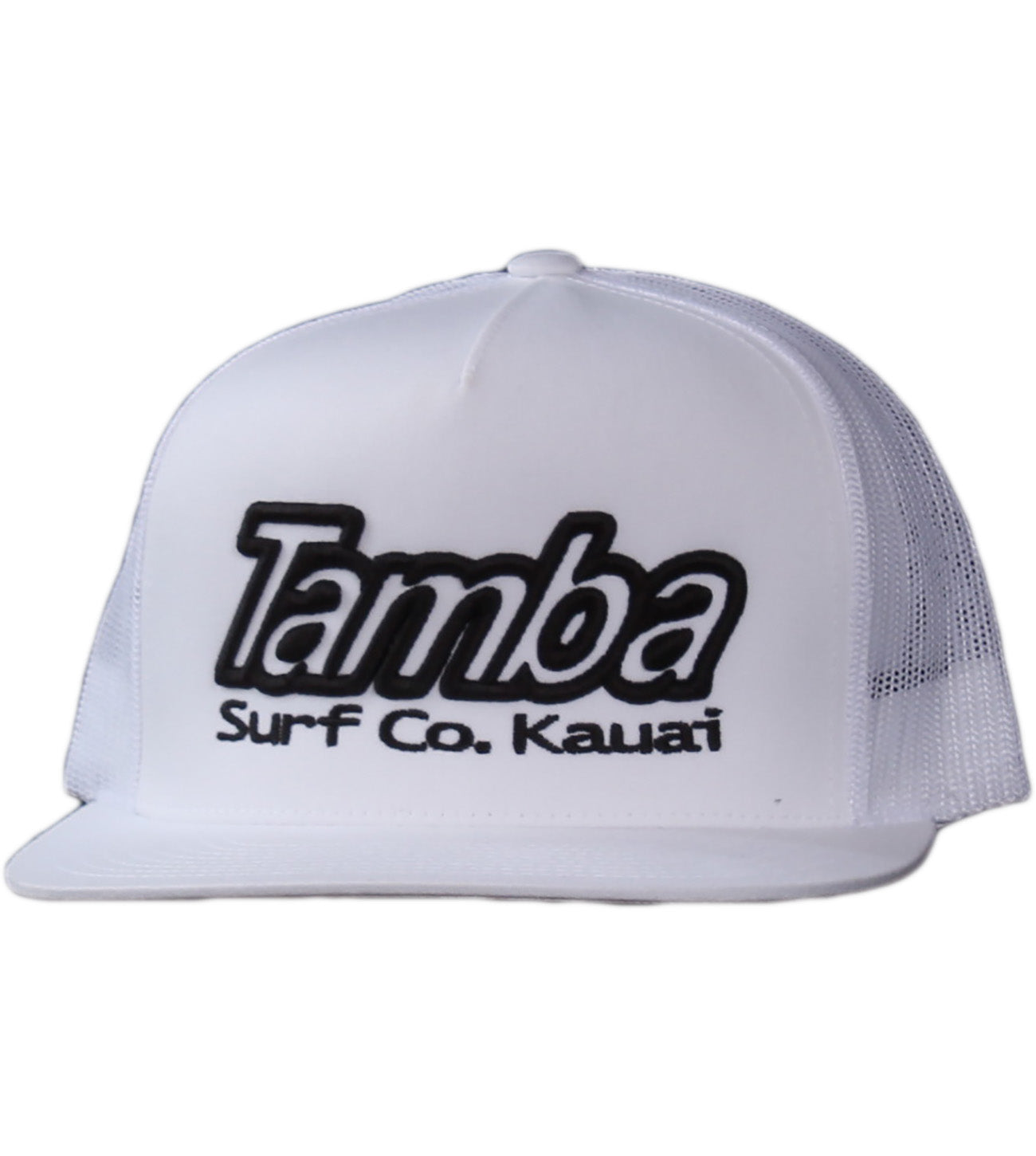 Classic Surf Co 3D Mesh Snapback Hat - White/Black – Tamba Surf