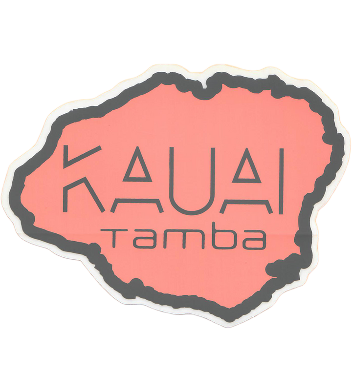 Tamba Island Outline Sticker 6.5 x 5