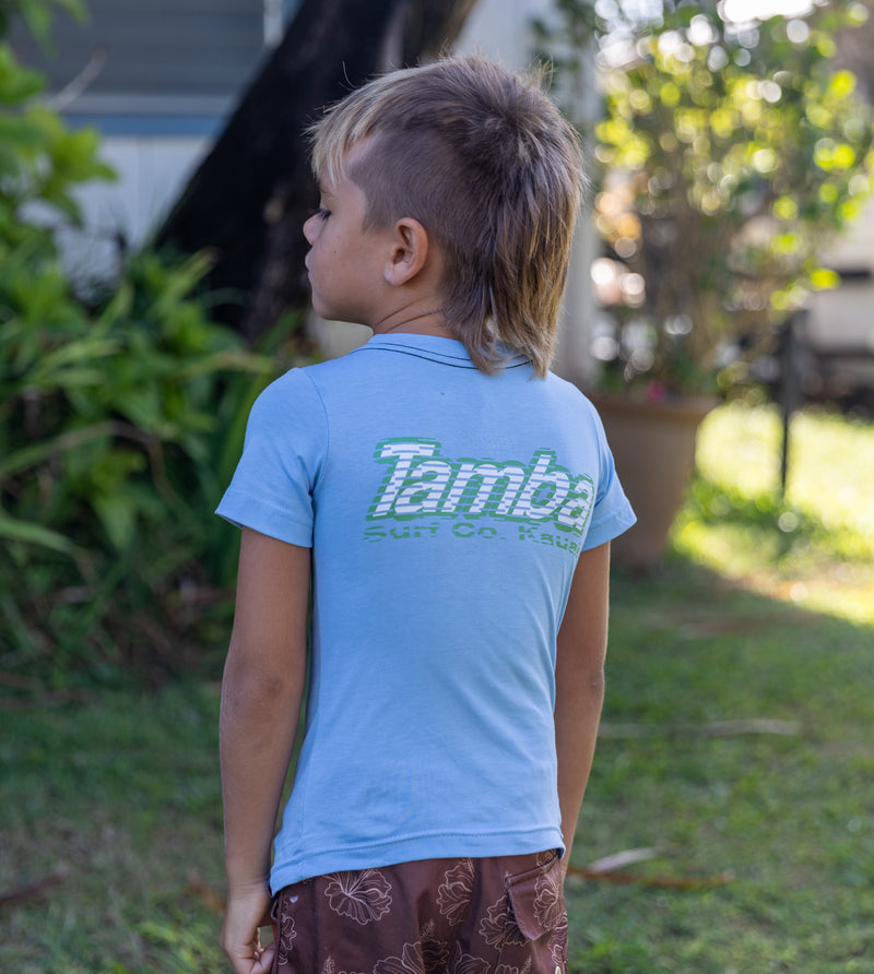 Wavelength Toddler Short Sleeve Shirt - Blue