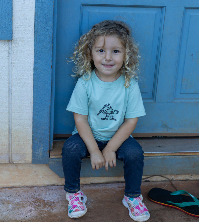 Dreamer Toddler Short Sleeve Shirt - Mint