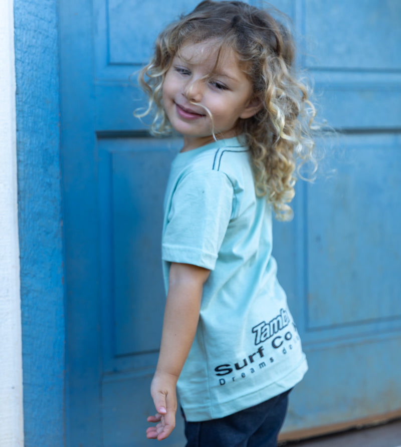 Dreamer Toddler Short Sleeve Shirt - Mint