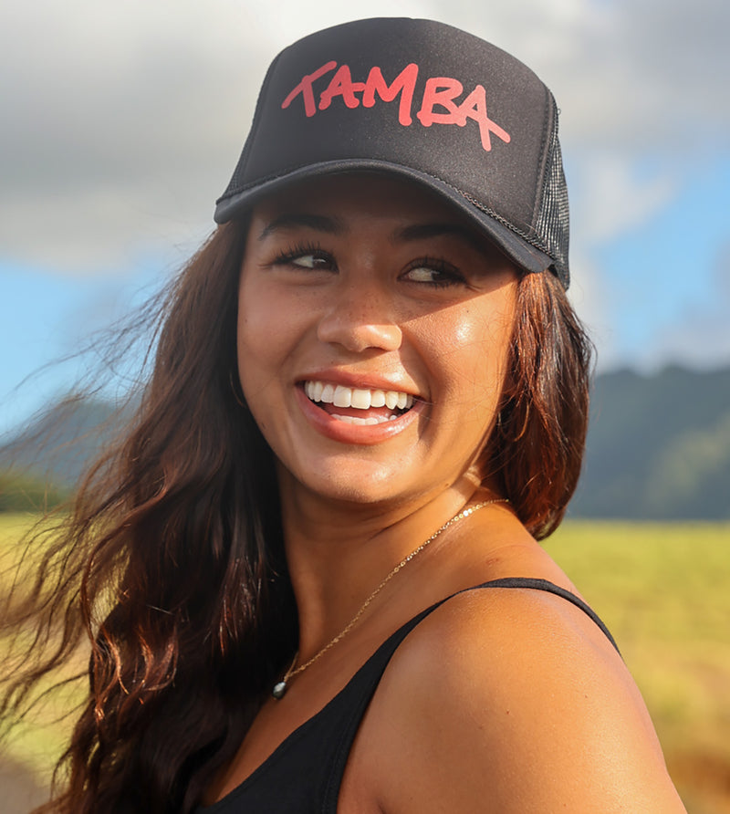 Stuzzy Trucker Hat - Black/Red