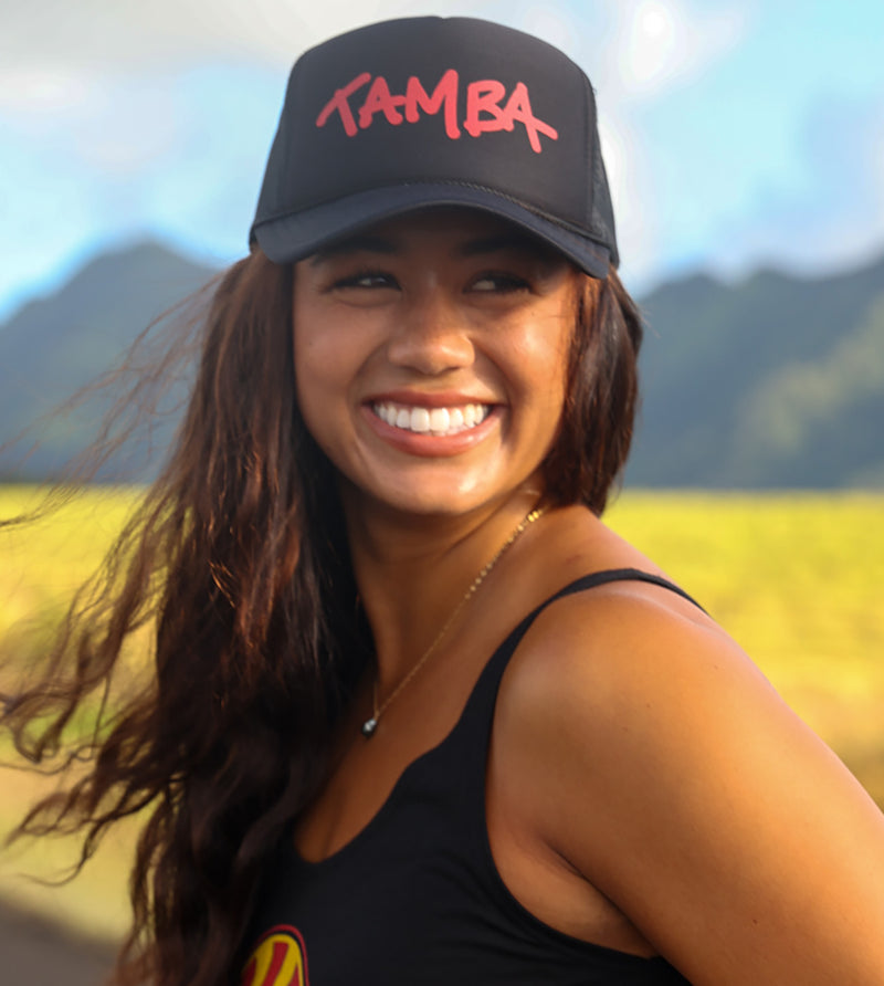 Stuzzy Trucker Hat - Black/Red