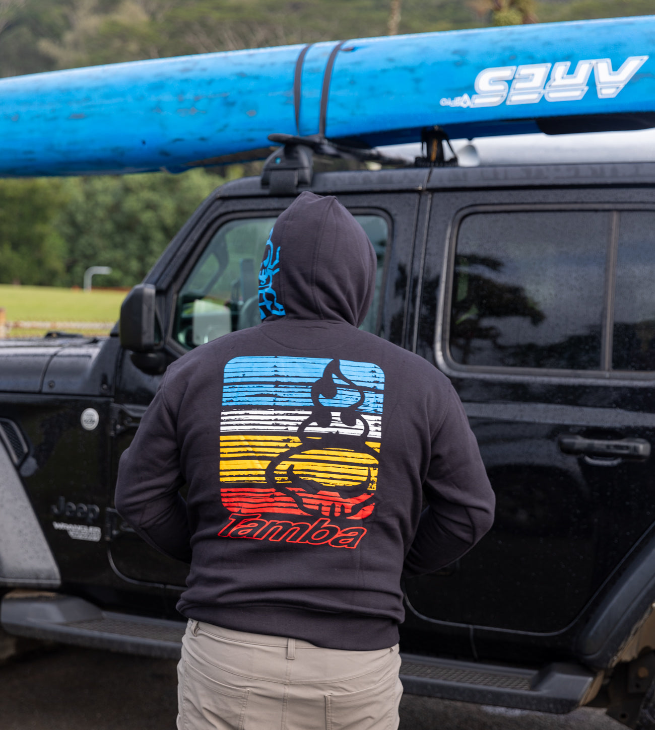 Kauai Dream Pullover Hoodie - Black