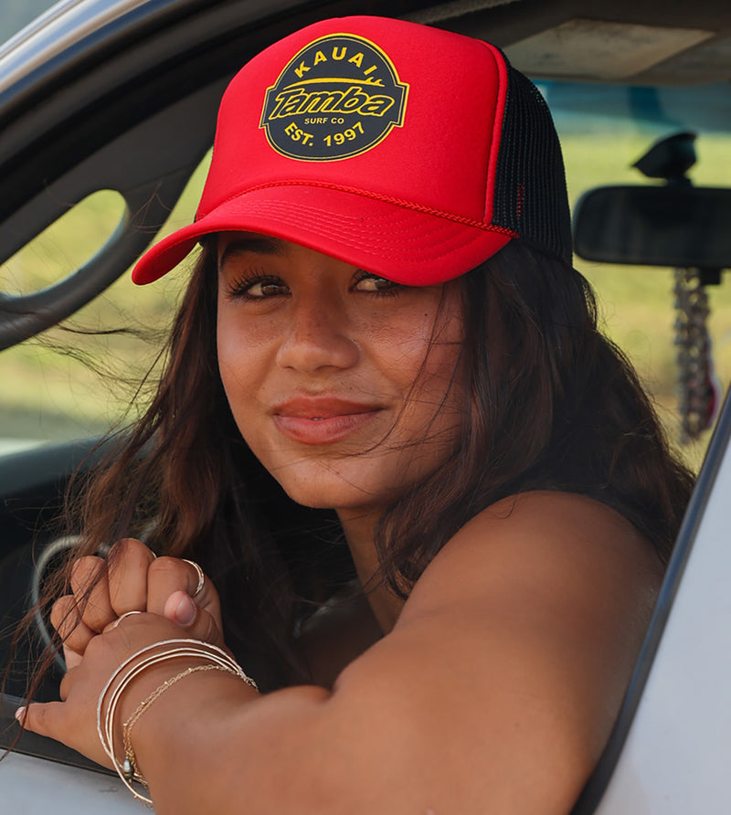 Est 1997 Trucker - Red/Black/Yellow