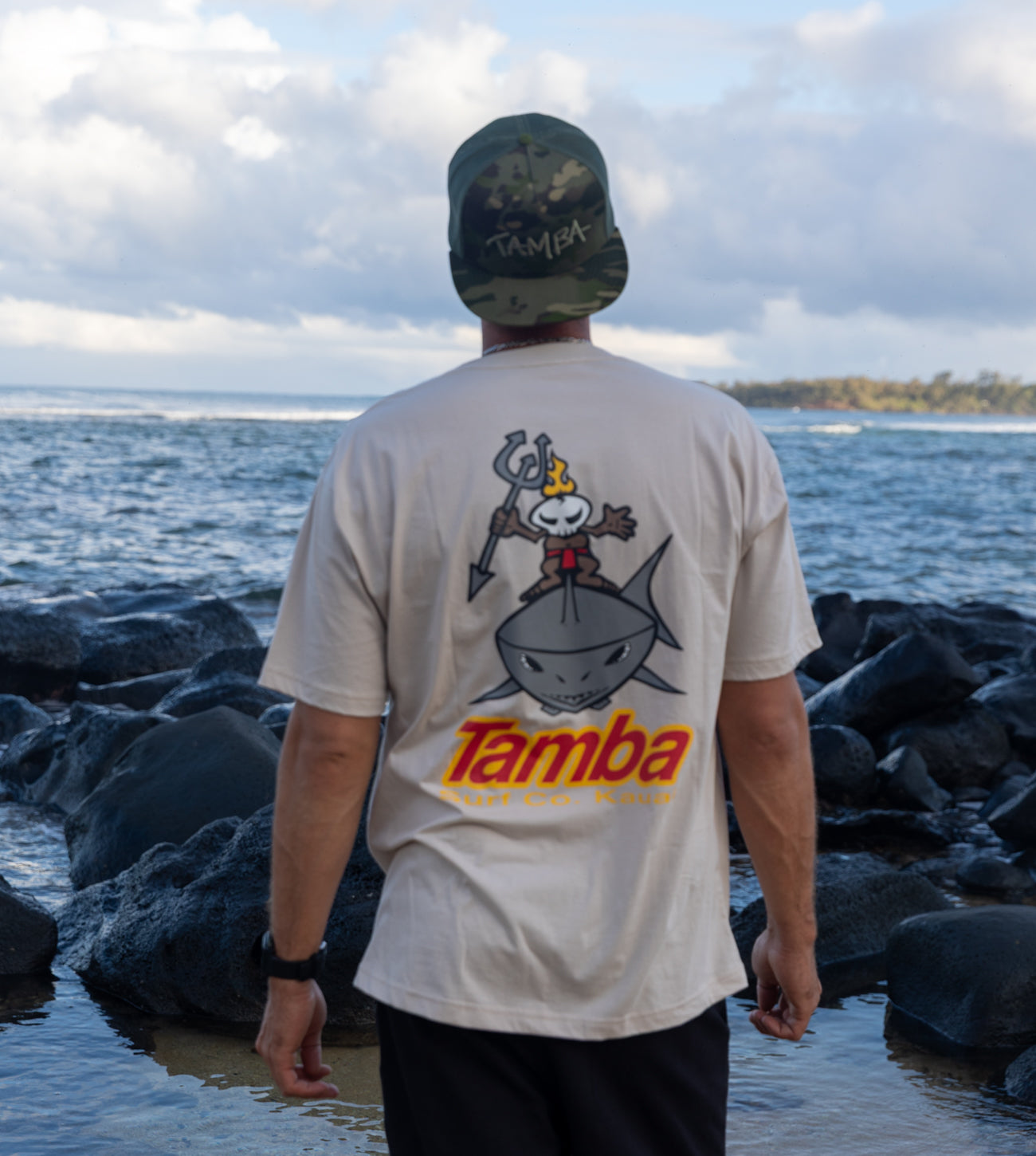 Shark Pet Short Sleeve Shirt - Cream