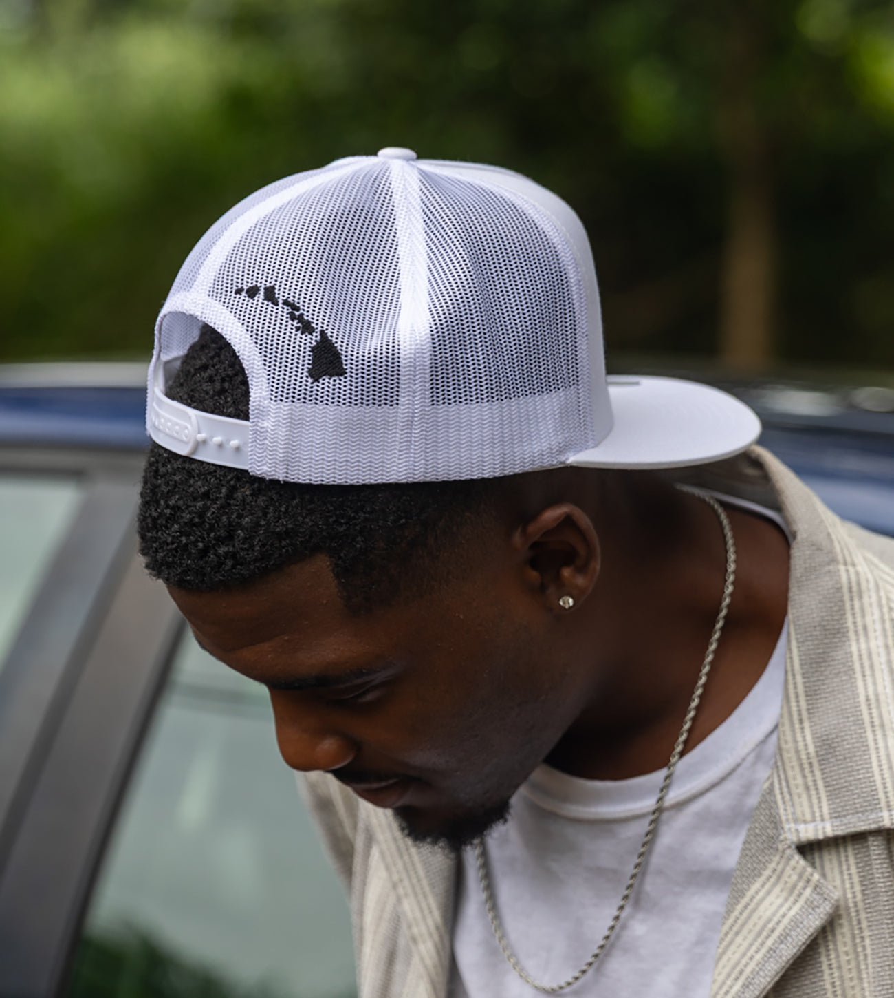 Classic Surf Co 3D Mesh Snapback Hat - White/Black – Tamba Surf