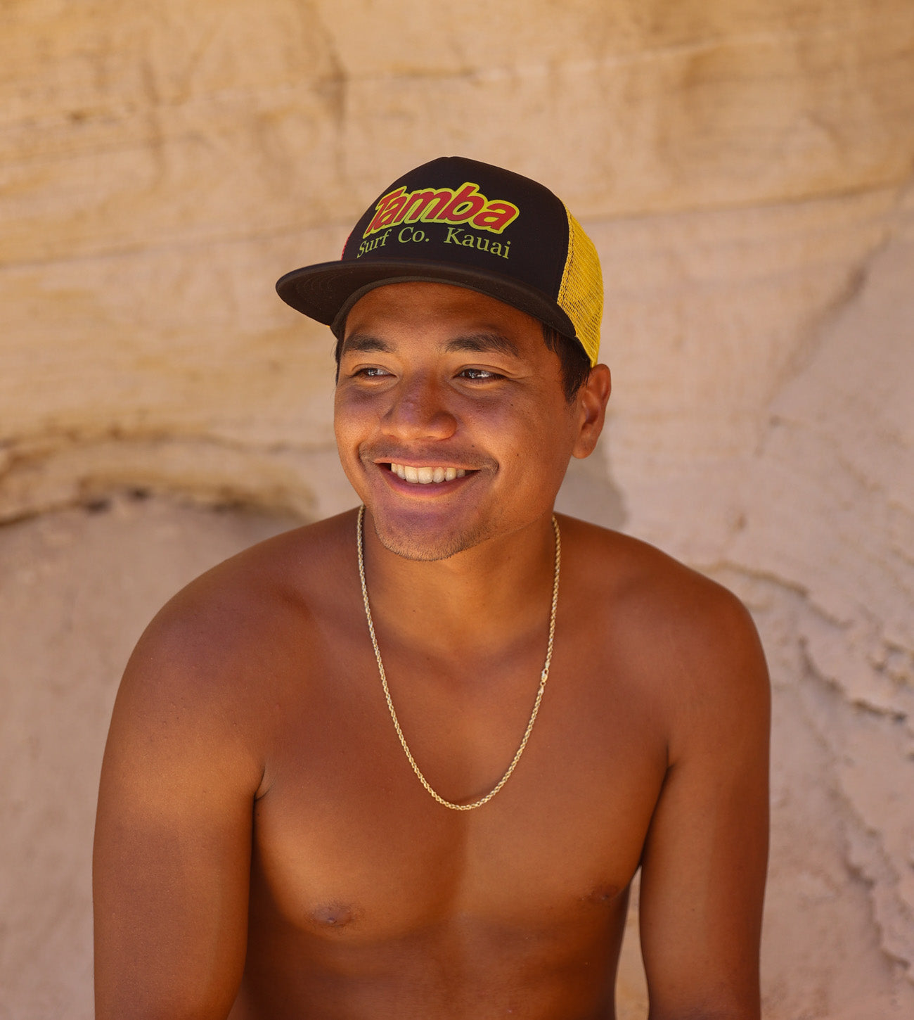 Surf Co Trucker Hat - Classic Yellow/Red