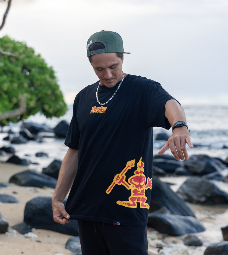 Statement Short Sleeve Shirt - Black