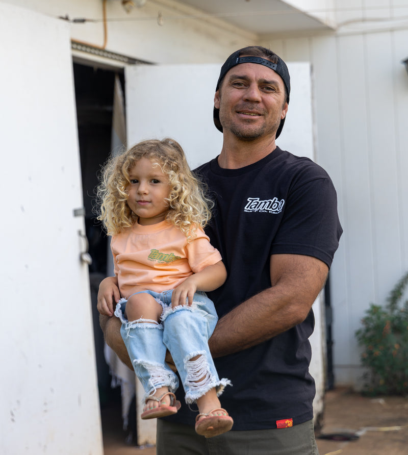 Palm Lines Short Sleeve Shirt - Black