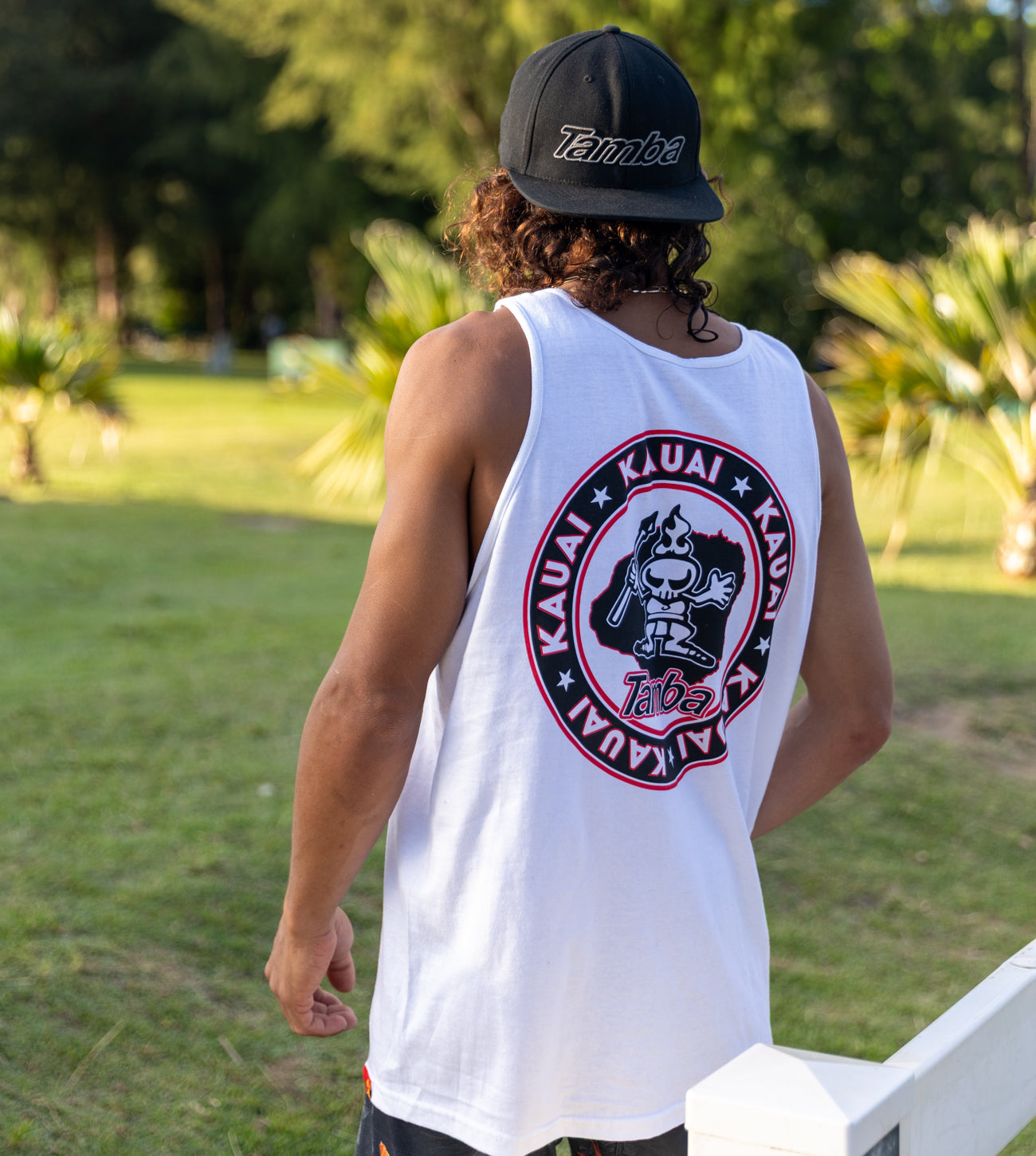Kaua'i Kine Tank Top Shirt - White