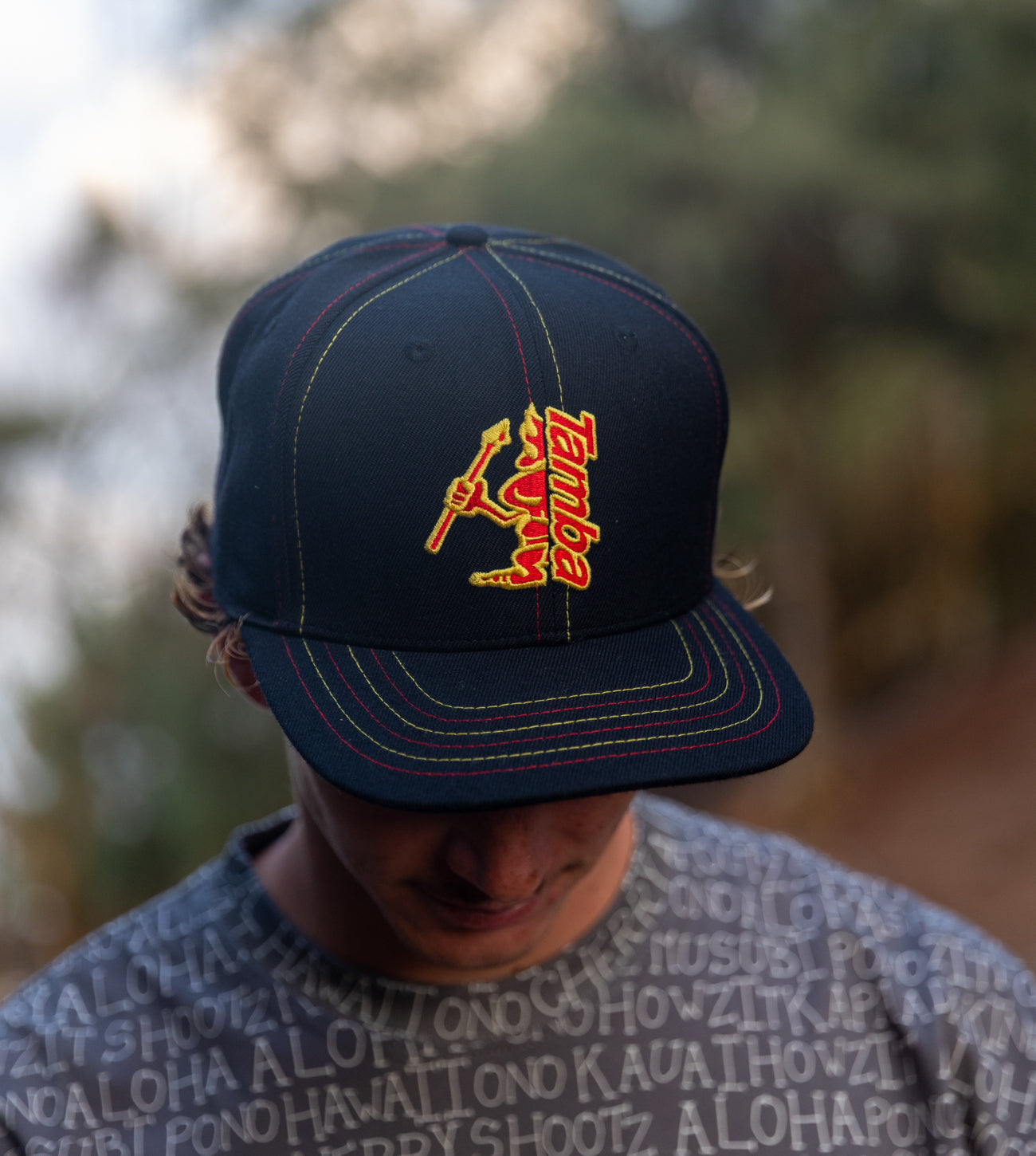 Junction Snapback Hat - Black/Yellow/Red