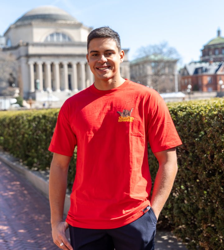 Shaka Short Sleeve Shirt - Red