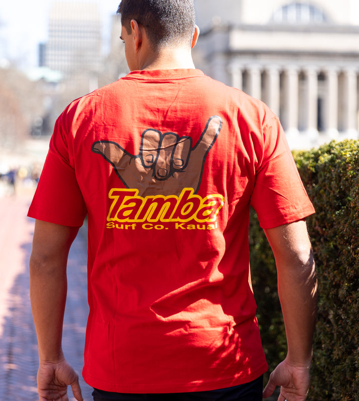 Shaka Short Sleeve Shirt - Red