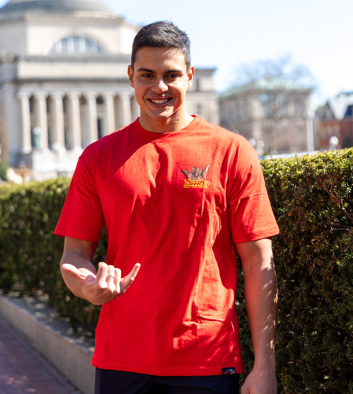 Shaka Short Sleeve Shirt - Red