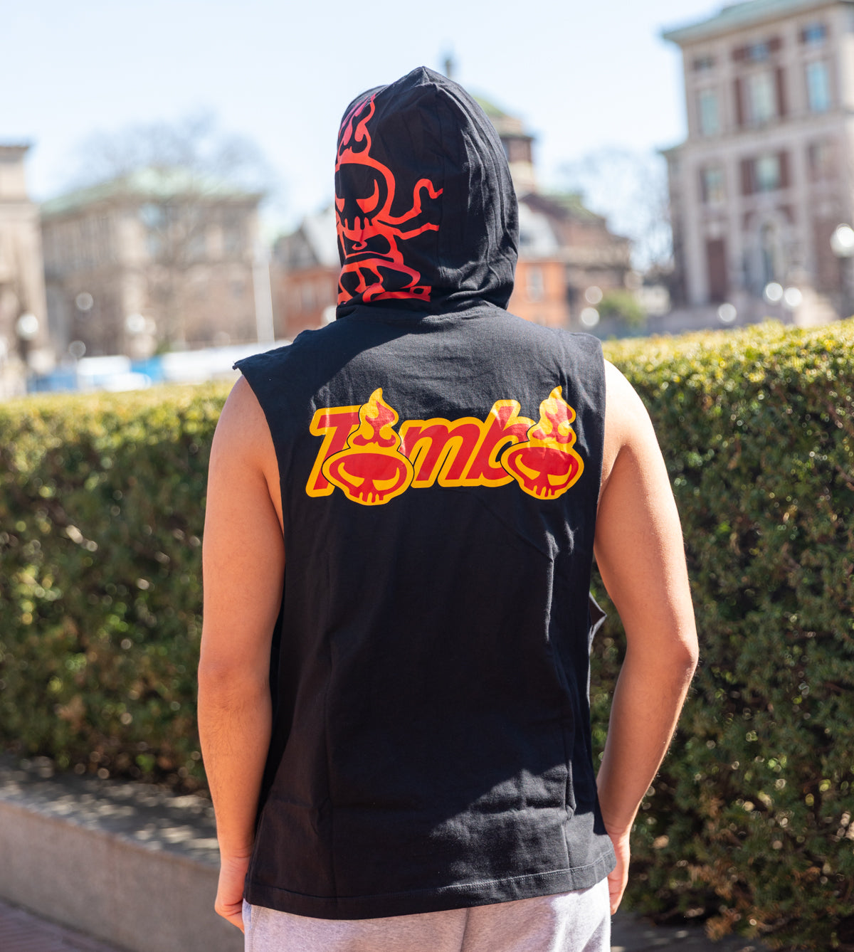 Classic A-List Tank Hoodie Shirt - Black