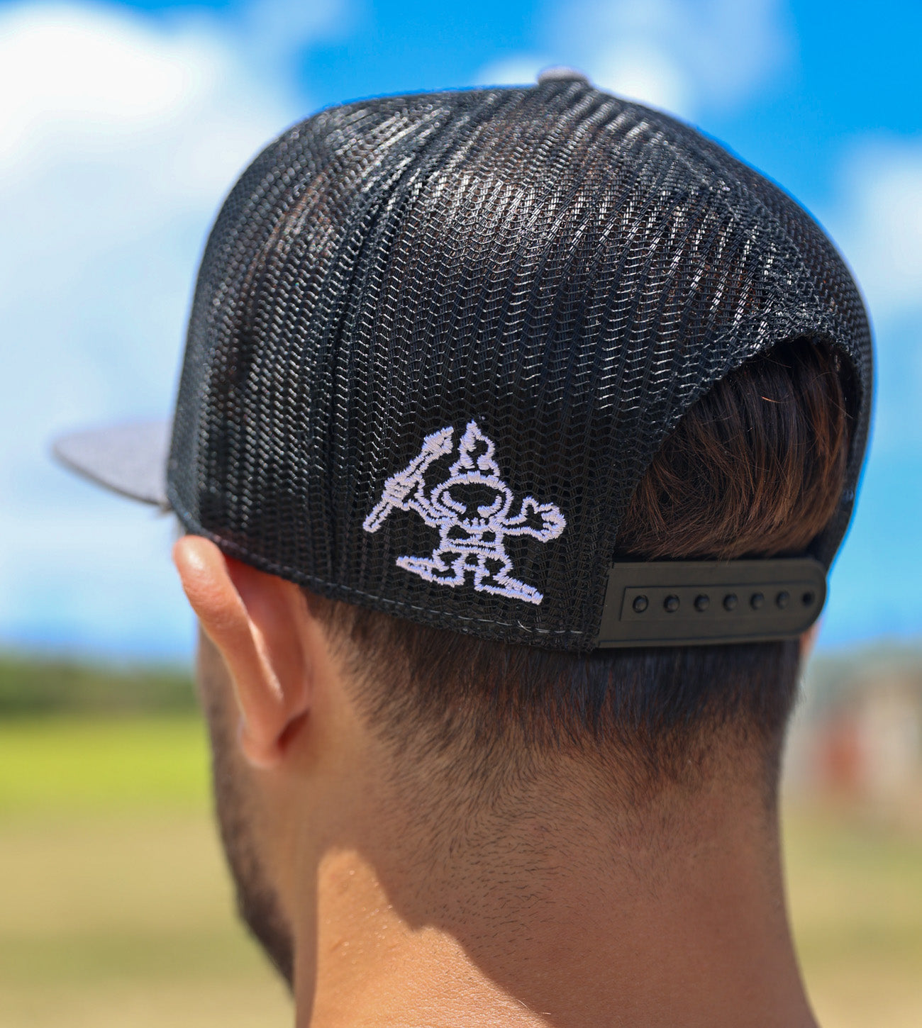 Number One Mesh Snapback Hat - Charcoal/Black – Tamba Surf Company