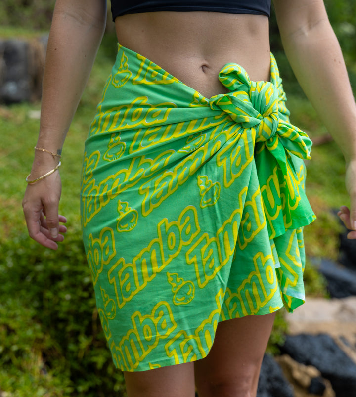 Spirit Pareo/Sarong - Green/Yellow