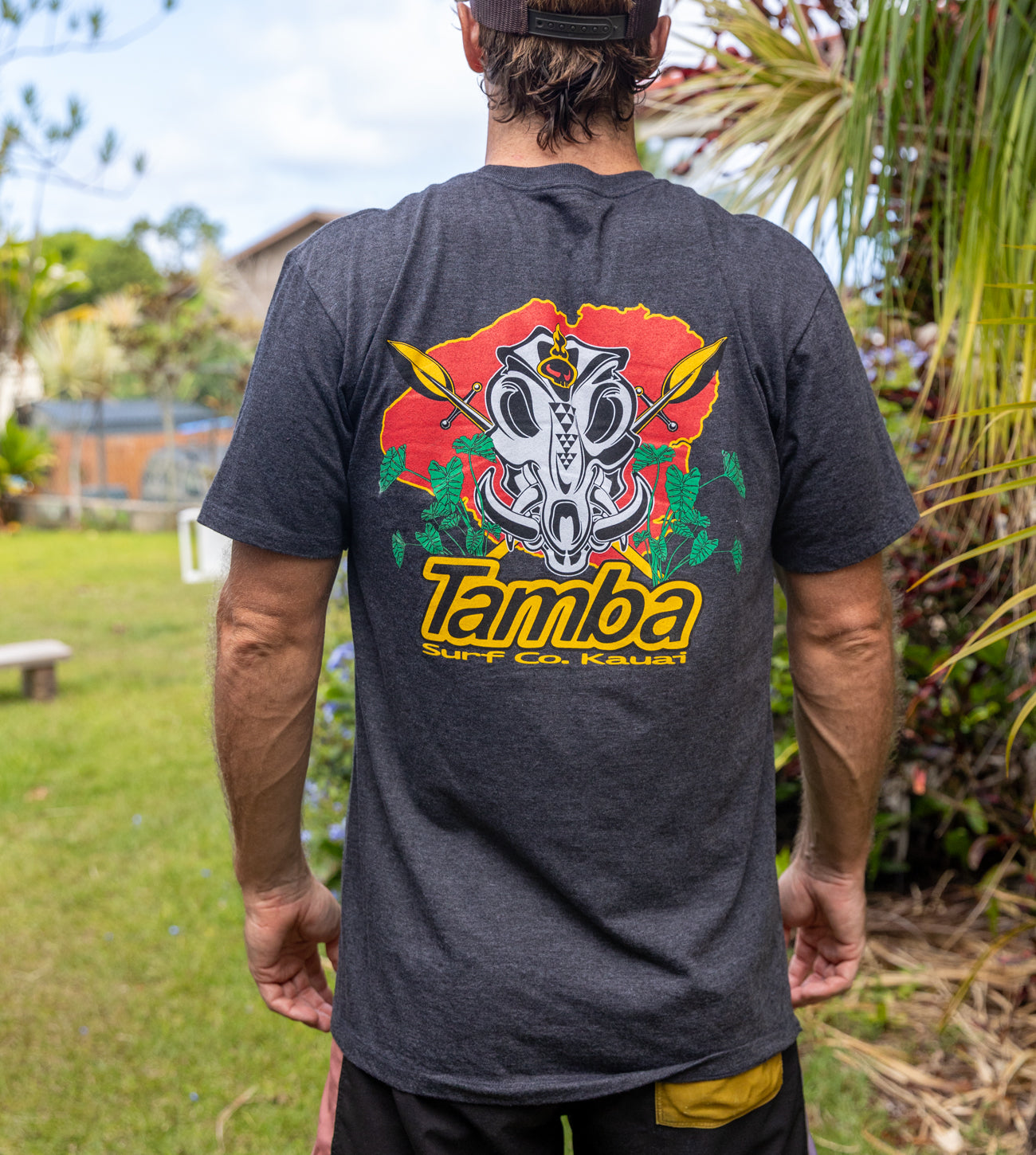 Taro Boar Soft Short Sleeve Shirt - Black Heather