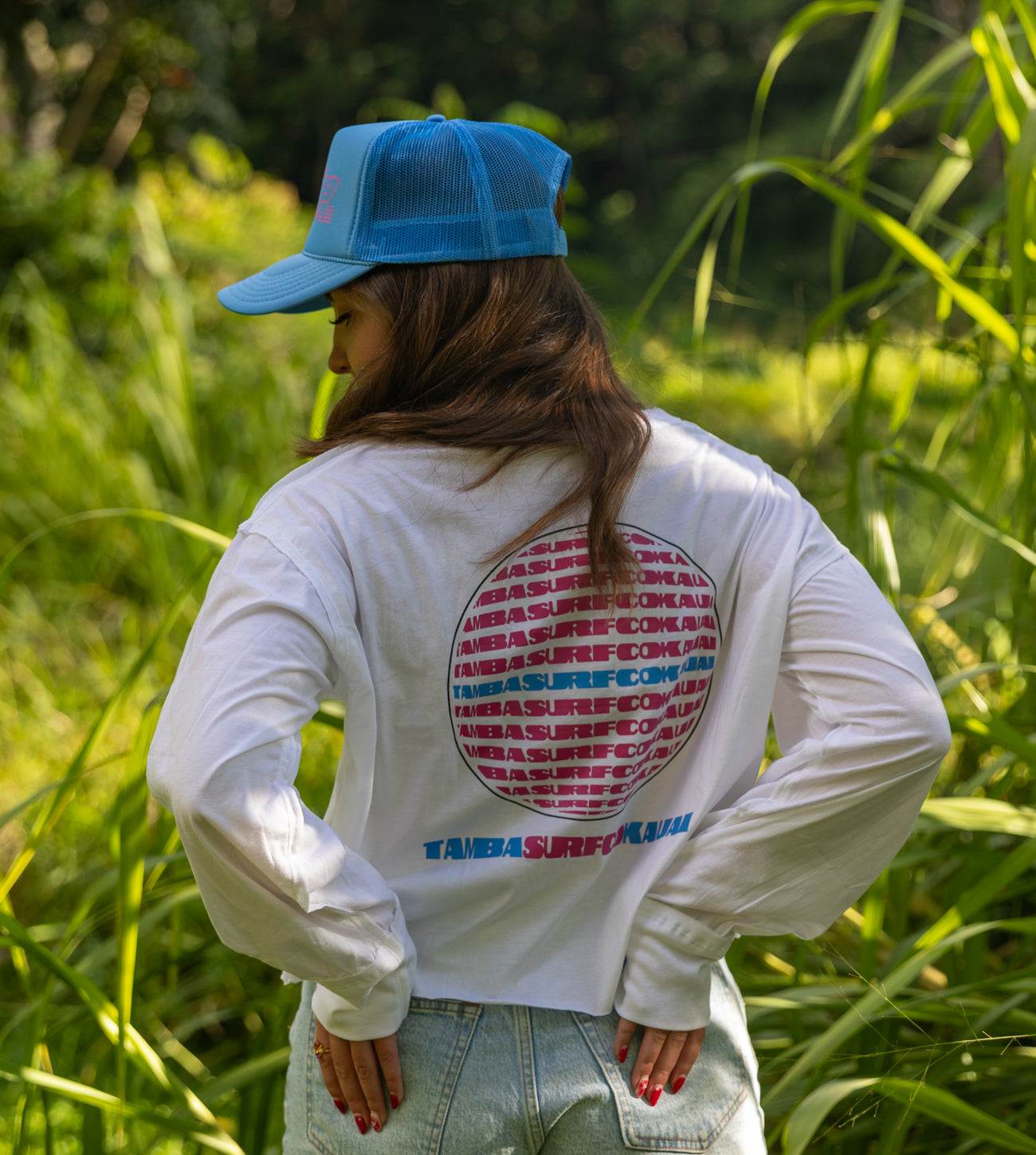 Sphere Women's Long Sleeve Cropped Shirt - White