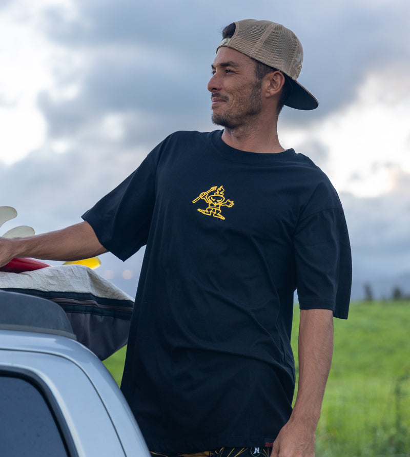 Dreamer Short Sleeve Shirt - Black