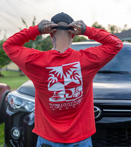 Flip Side Long Sleeve Shirt - Red