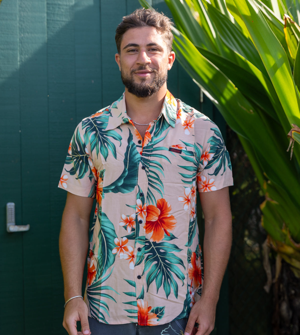 East Side Button Up Short Sleeve Shirt - Mala