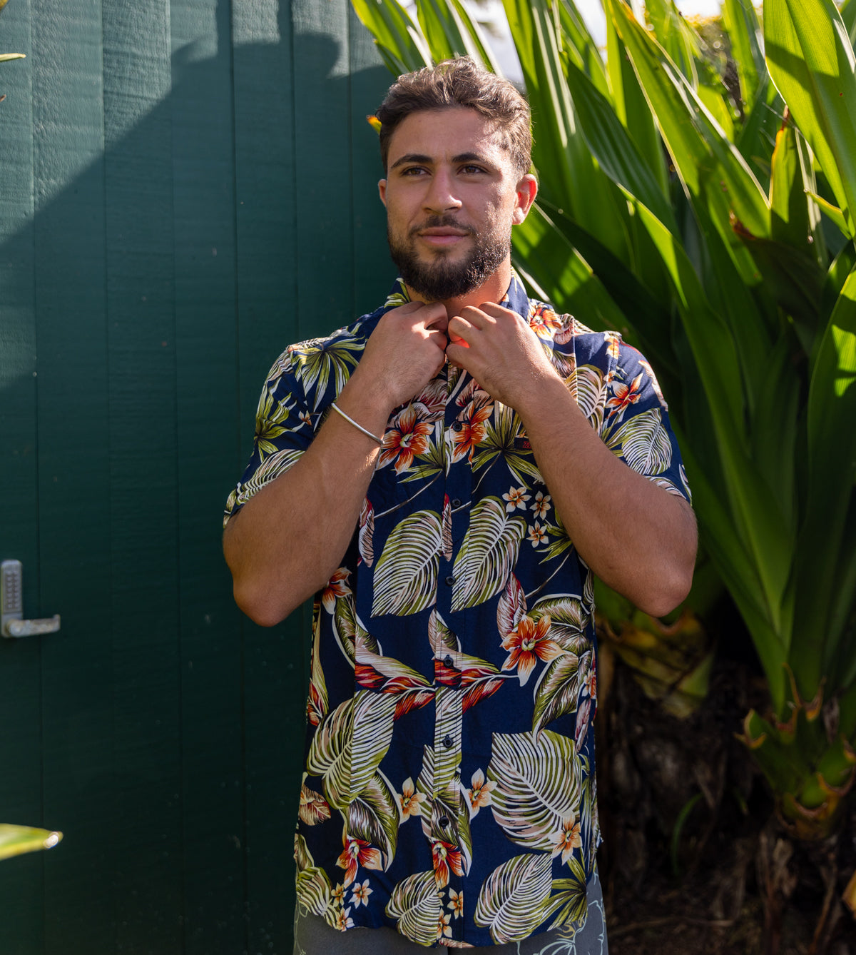 East Side Button Up Short Sleeve Shirt - Elehu