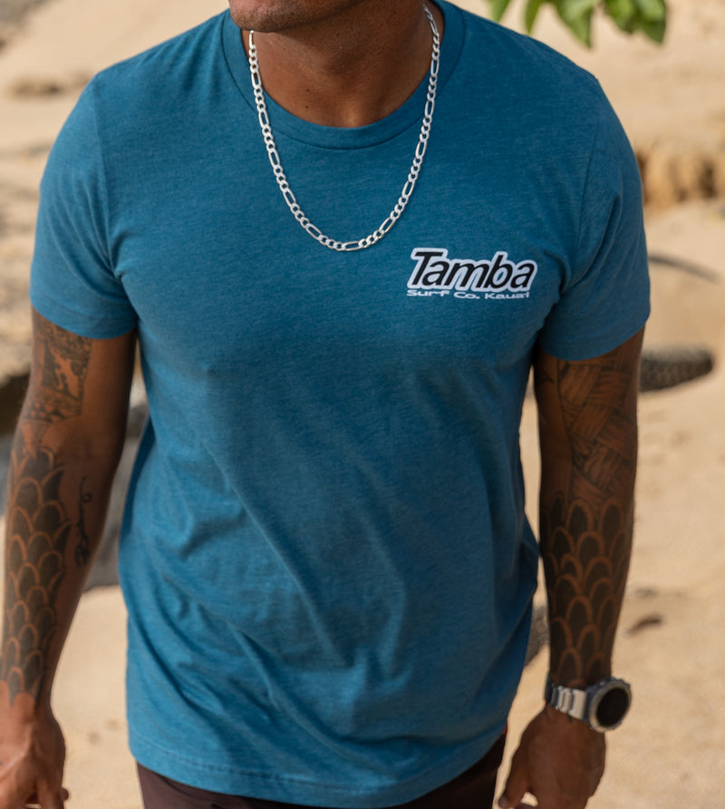 Warrior Drop Soft Short Sleeve Shirt - Heather Deep Teal