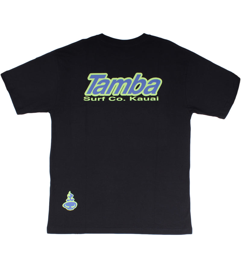 Surf Co Kauai Short Sleeve Shirt - Black/Green/Blue