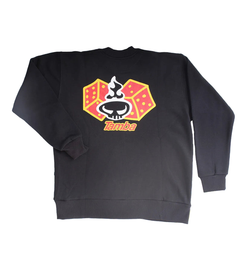 Roll Um Crewneck Long Sleeve Shirt - Black