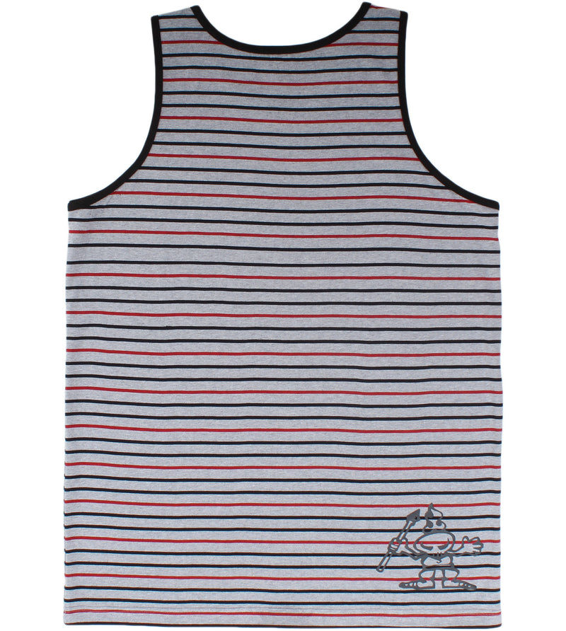Horizons Tank Top Shirt - Grey/Red/Black