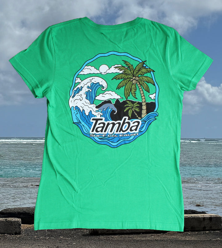 Anahola Women's Short Sleeve Shirt - Irish Green