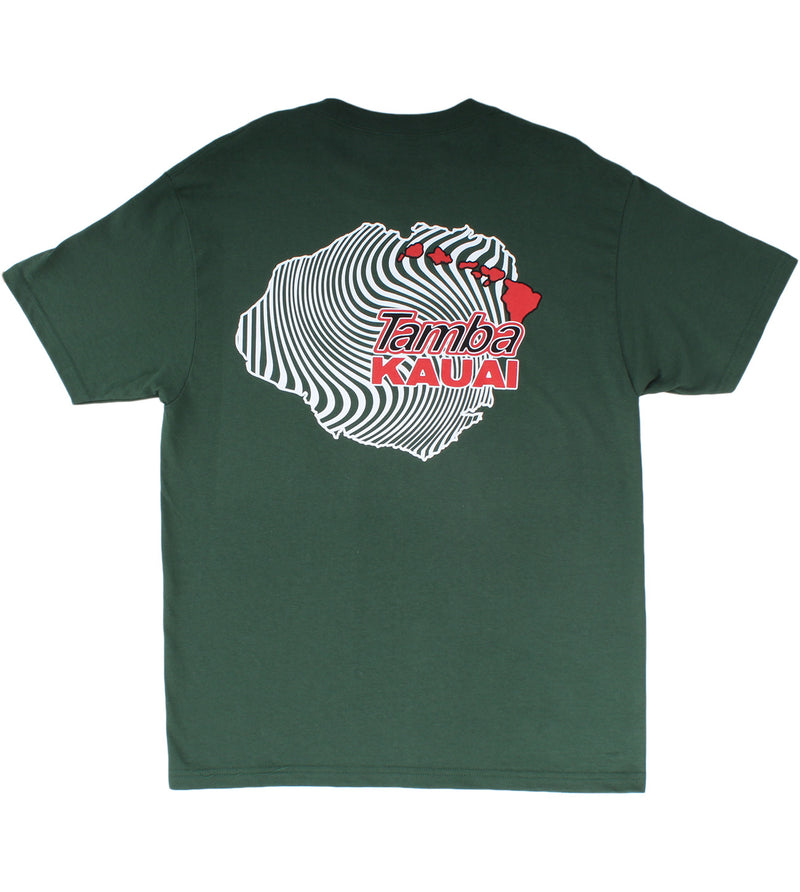 Island Swirl Short Sleeve Shirt - Forest