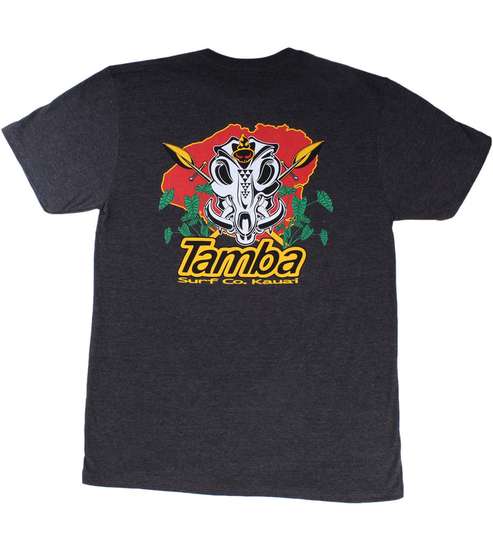 Taro Boar Soft Short Sleeve Shirt - Black Heather
