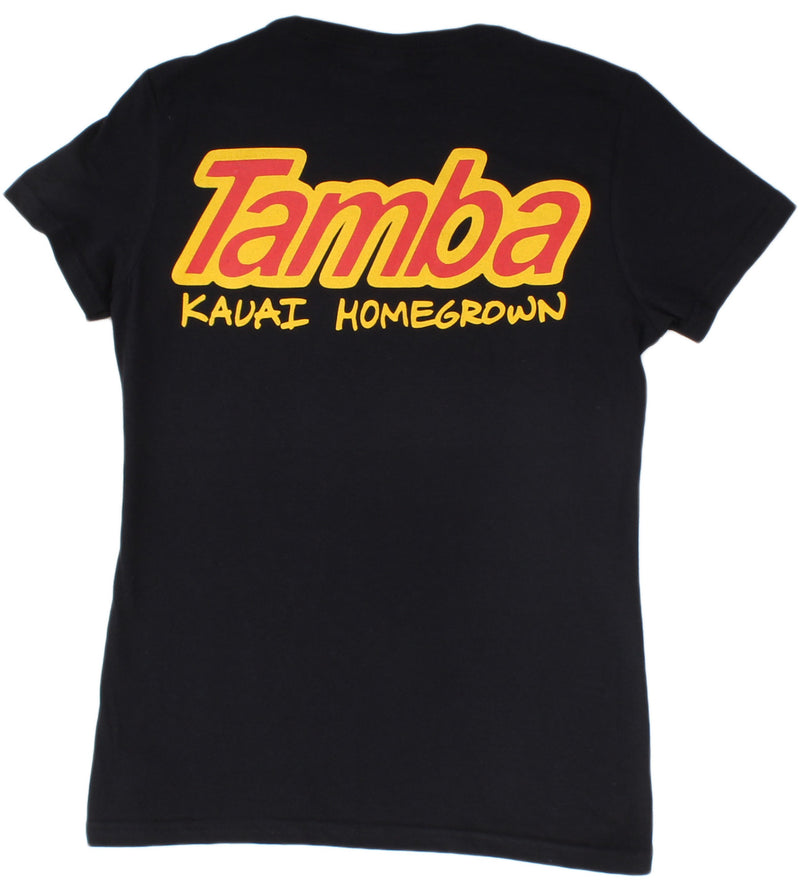 Kaua'i Homegrown Women's Short Sleeve Shirt - Black