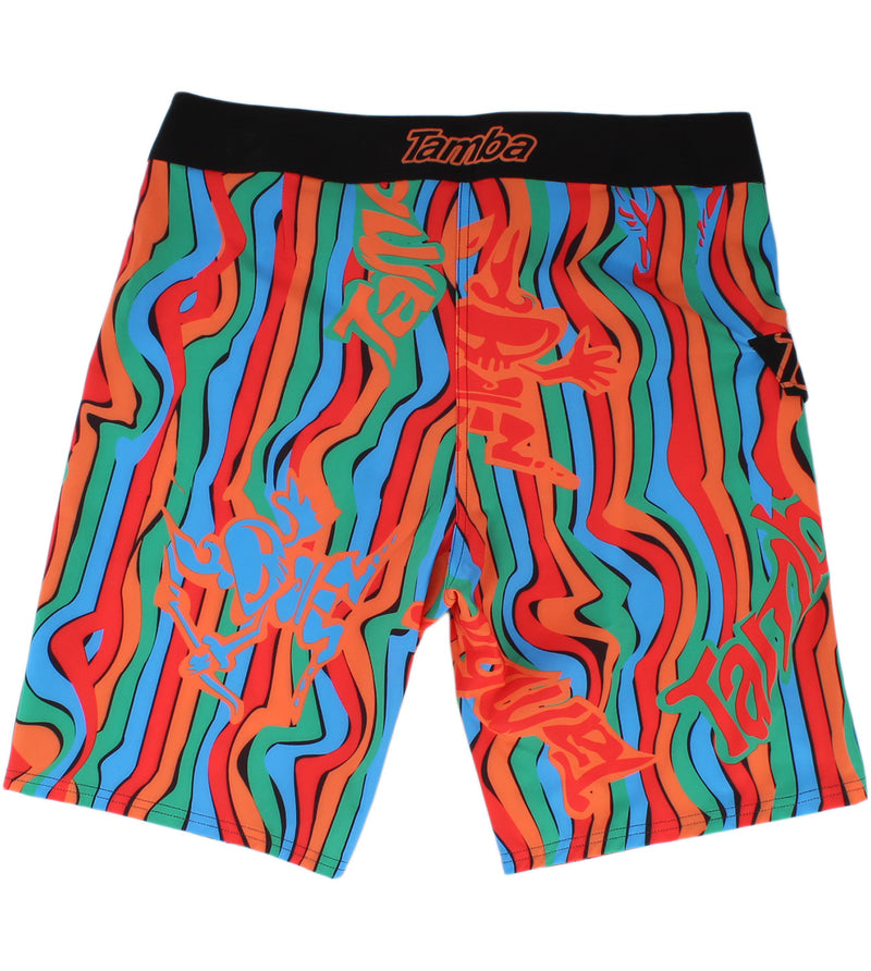 Candy Cane Board Shorts - 21" Outseam