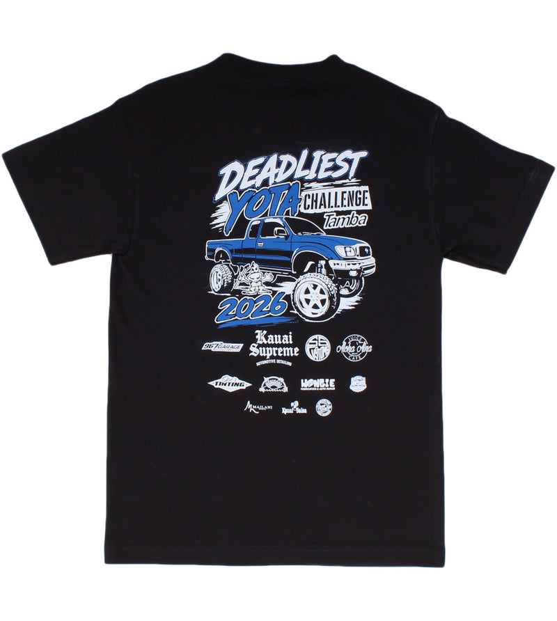 Deadliest Yota Challenge 2026 Short Sleeve Shirt - Black