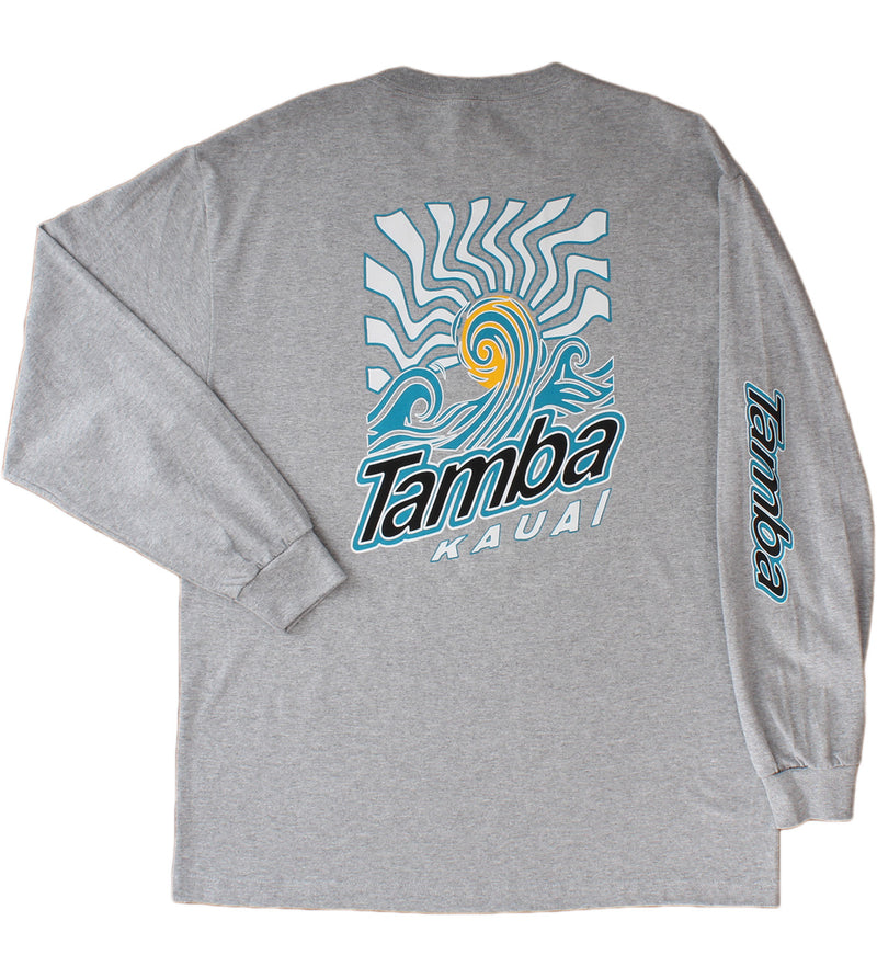 Planet Surf Long Sleeve Shirt - Heather Grey