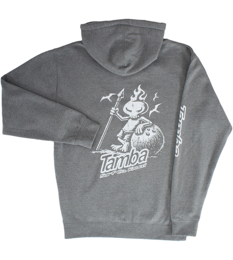 Coconut Zip-Up Hoodie Coat - Gunmetal Heather