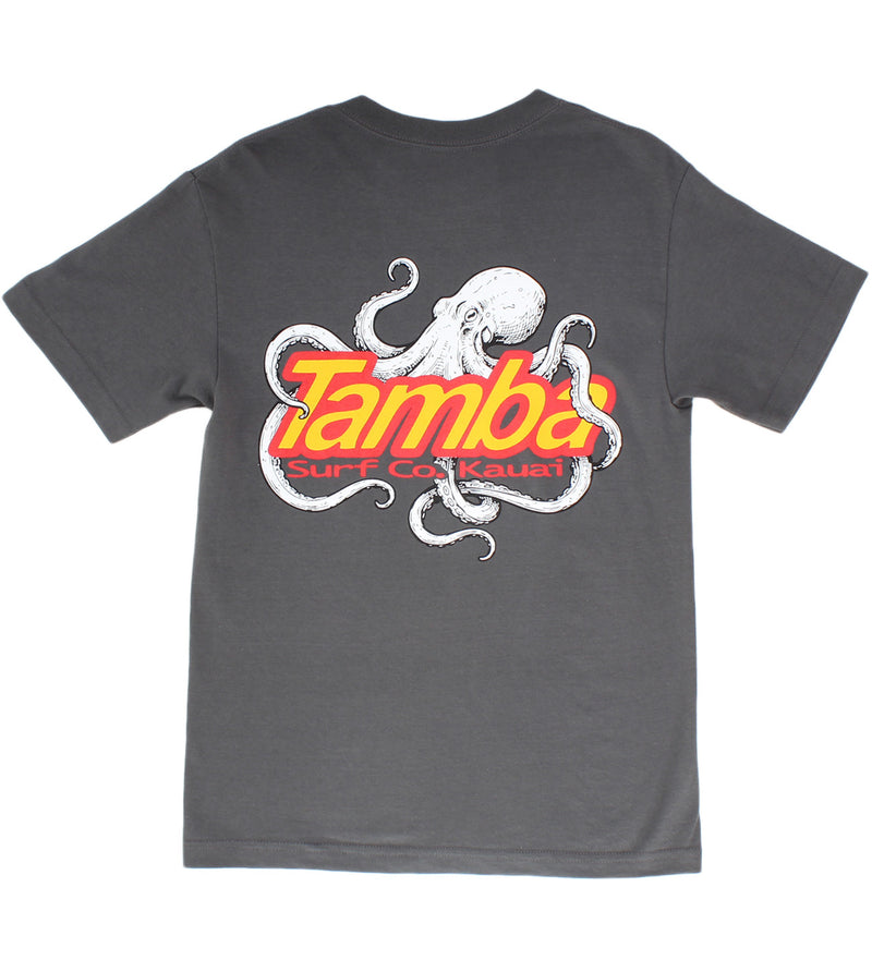 Octo Short Sleeve Shirt - Charcoal