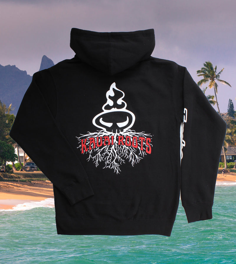 Roots Pullover Hoodie - Black