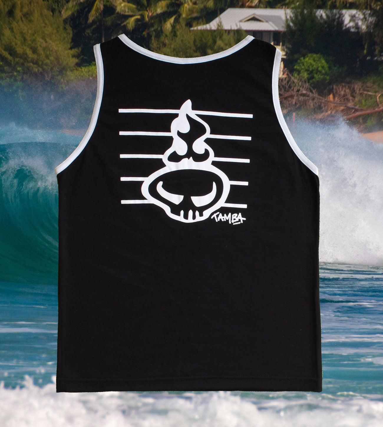 Bars PLUS YOUTH Tank - Black/White