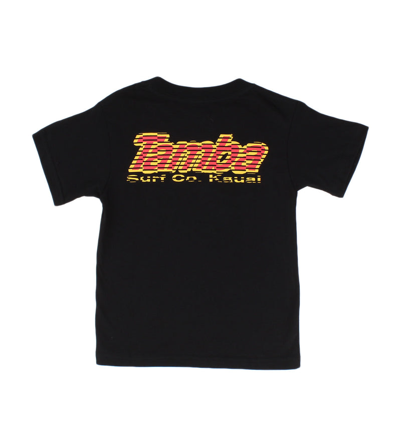 Wavelength Short Sleeve Shirt BOYS - Black