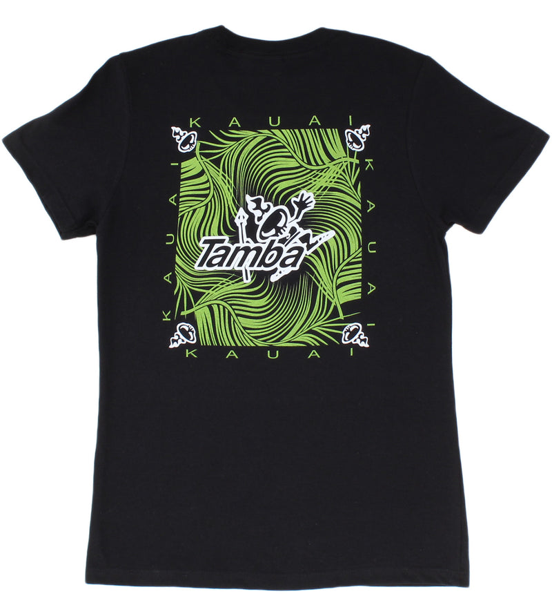 Jungle Tumble Women's Short Sleeve Shirt - Black