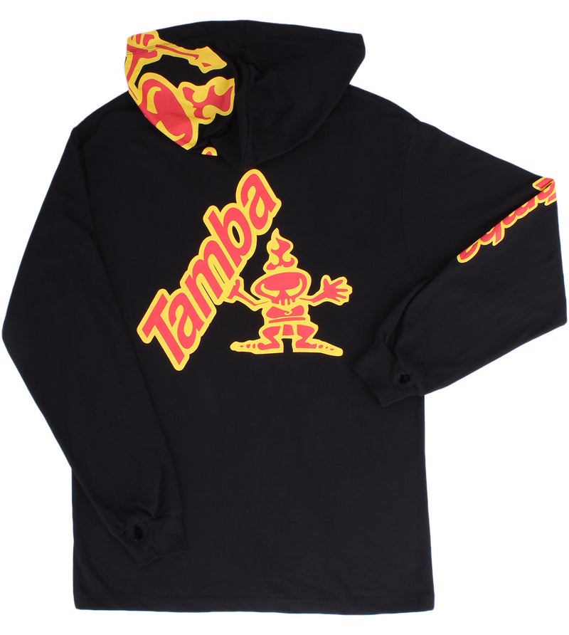 Dynamo Long Sleeve Hooded Shirt - Black